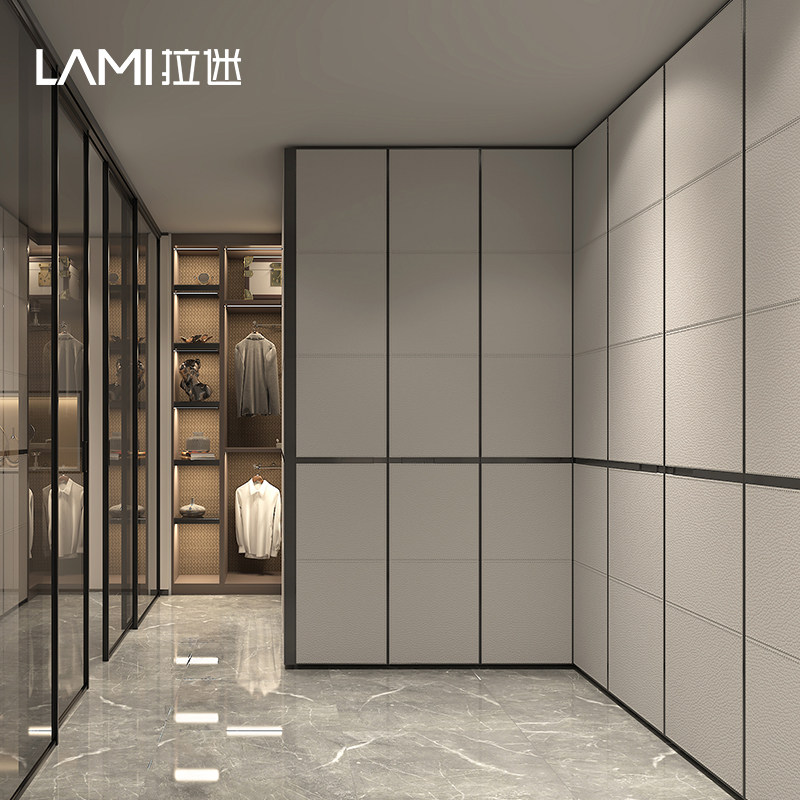 拉迷全屋家具折叠门衣柜推拉门衣帽间书房隐形卧室内门木门定制