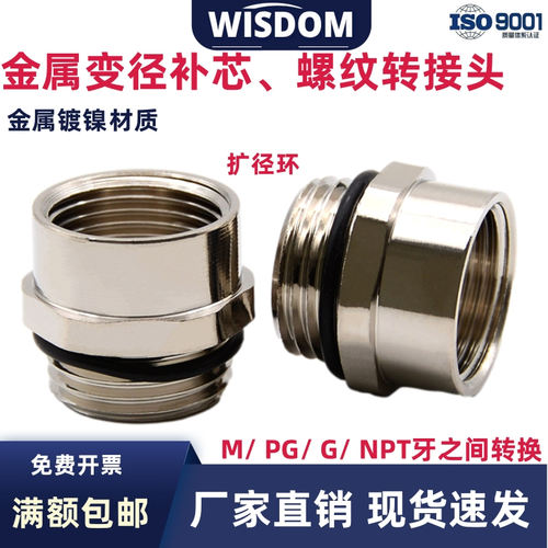 金属扩增环补芯小变大内外螺纹