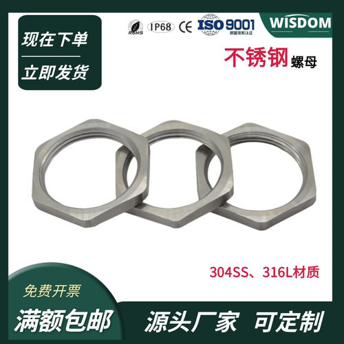 304不锈钢螺母并帽代母锁母片