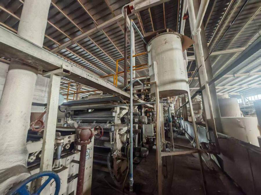 4月20日宁波存放于慈溪市庵东镇工业园区环园南路288号厂房内的1800CB五层瓦楞纸板生产线一条网络拍卖公告