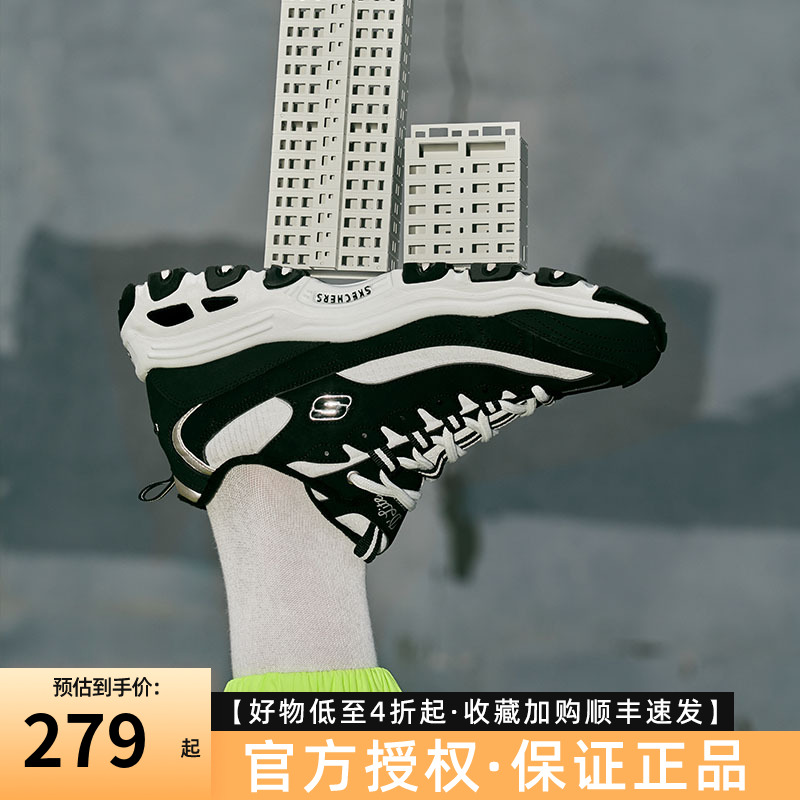 斯凯奇加绒保暖厚底熊猫鞋