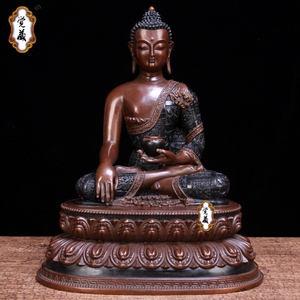 觉藏纯铜释迦牟尼佛像纯铜释迦牟尼佛像饰如来佛藏饰
