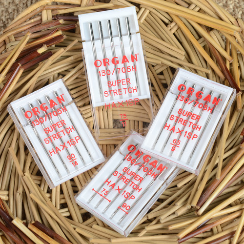 原装进口风琴机针家用缝纫机针HAX1SP弹性针织类面料防跳针弹力针