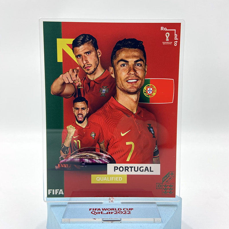 C罗葡萄牙亚克力立牌摆台