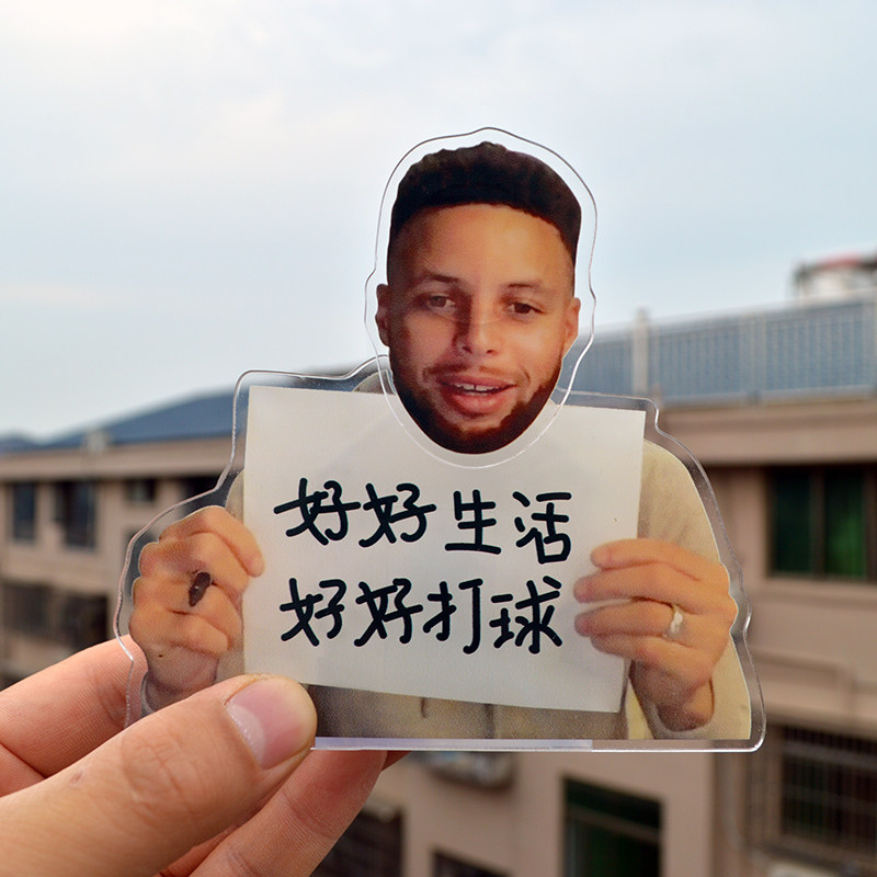 库里科比詹姆斯篮球用品立牌