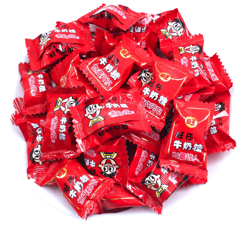 旺旺 旺仔牛奶糖500g散装批喜糖