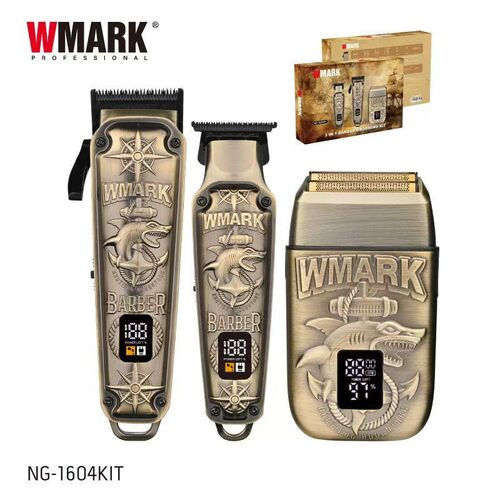 WMARK NG-1604理发剪套装 电动推子 理发器 充电理发剪 发廊跨境