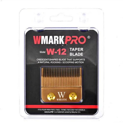 WMARK理发推剪刀头适用于bbliss FX870理发器刀片 440C 钢质配件