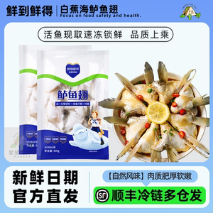 鲜到鲜得精选白蕉海鲈鱼翅300g*5 自然风味肉质肥厚新鲜白蒸
