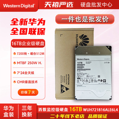 西数16T企业级监控机械硬盘