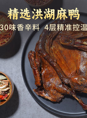 洪湖隆客多酱板鸭散养老麻鸭