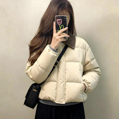 2025巨好看的翻领棉服短