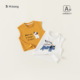 儿童无袖 T恤XY14026 韩版 宝宝打底衫 卡通婴儿背心夏季 薄款