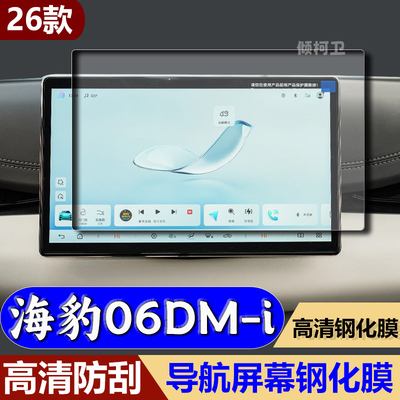 比亚迪海豹06DMI导航钢化膜