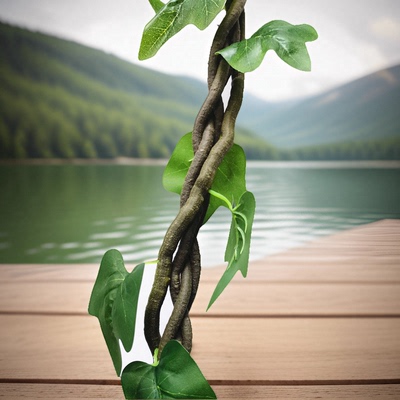 阻燃PVC仿树藤生态缸水幕墙造景