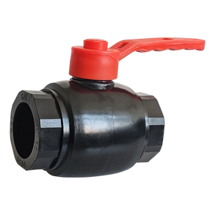 PE热熔球阀门开关4分6分2寸黑管大流量开关铁柄阀通径40/50/63/90