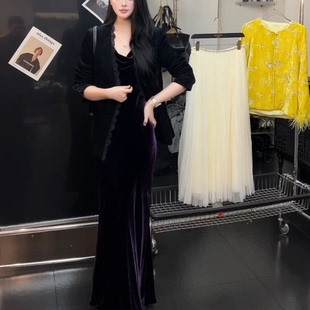 小众高级感坑条短绒西装 洛拉原创设计师款 T5126 安晴粉丝专享