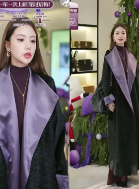 【安晴粉丝专享】洛拉原创设师款简约高级感大衣T5158