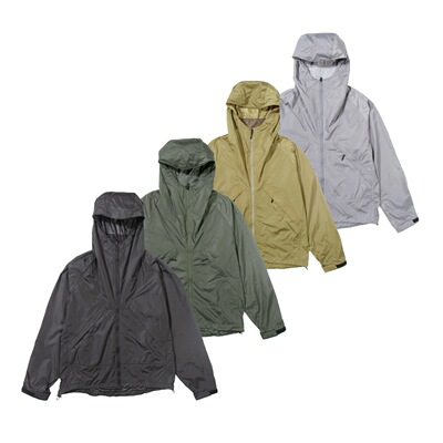 现货机能户外Ripstop hooded jacket 轻量化透气防撕裂皮肤衣夹克