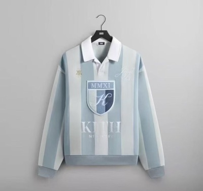 Kith Nelson Collared Pullover 纽约限定刺绣翻领POLO球衣长袖男