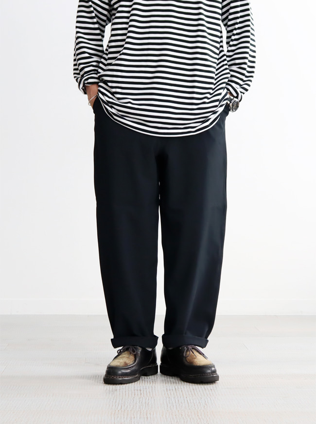现货NT5359N Stretch Twill Wide Pants春夏宽松百搭锥型休闲裤
