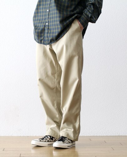 日单现货Straight Wide Chino Pants日系百搭休闲直筒斜纹长裤