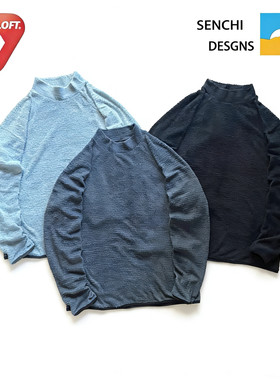 Senchi Designs 60阿尔法P绒超轻量户外保暖半高领套头抓绒长袖男