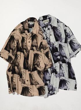 Wacko Maria × BOB MARLEY HAWAIIAN联名雷鬼夏威夷休闲短袖衬衫