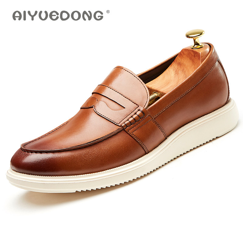 AIYUEDONG青年软底防滑乐福鞋