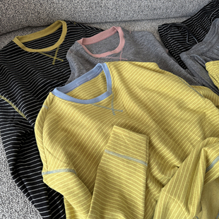 超绝牛货客供面料秋冬双面磨毛德绒家居服糯叽叽睡衣睡裤 情侣 套装