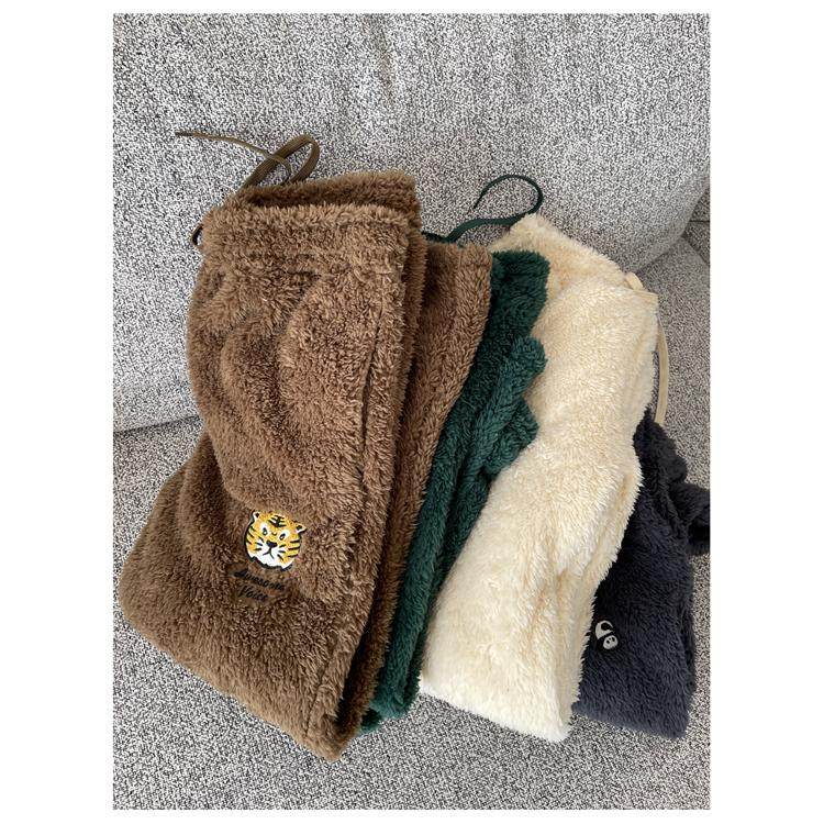 日式牛货秋冬珊瑚绒轻质保暖蓬松家居裤松紧腰高腰睡裤,女士内衣/男士内衣/家居服,睡裤/家居裤,淘宝优惠券,粉丝福利购,淘宝优惠卷