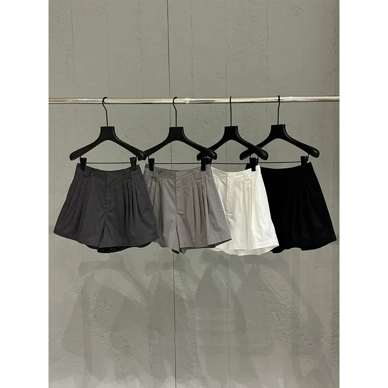 DVZ极简休闲短裤高腰显瘦