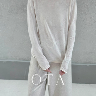 CHILL STITCH力荐简约基础绵羊毛针织亲肤超柔圆领打底毛衣针织衫