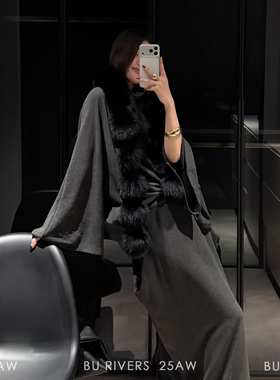 BU RIVERS-冬上新百搭保暖喇叭袖通勤绒感打底衫S32612