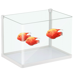森森热弯金鱼缸懒人免换水超白玻璃水族箱中小型生态水草缸乌龟缸