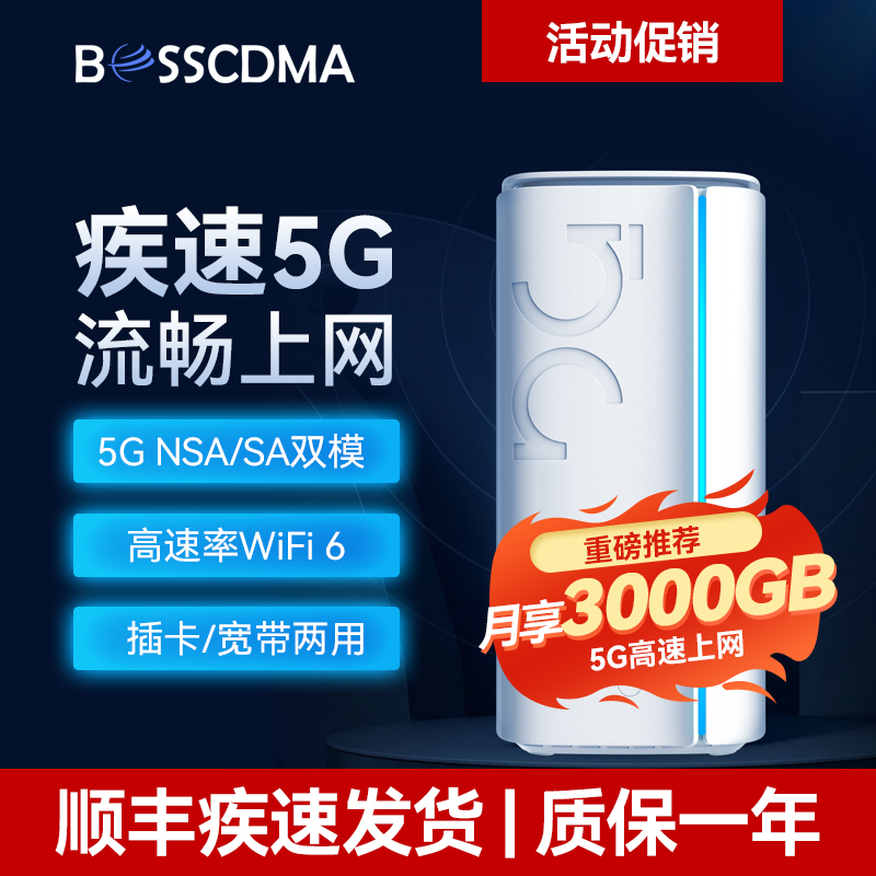 【顺丰速发】5G CPE插卡路由器无线wifi6随身热点移动宽带网络无线sim卡流量上网宿舍办公家用户外直播-封面