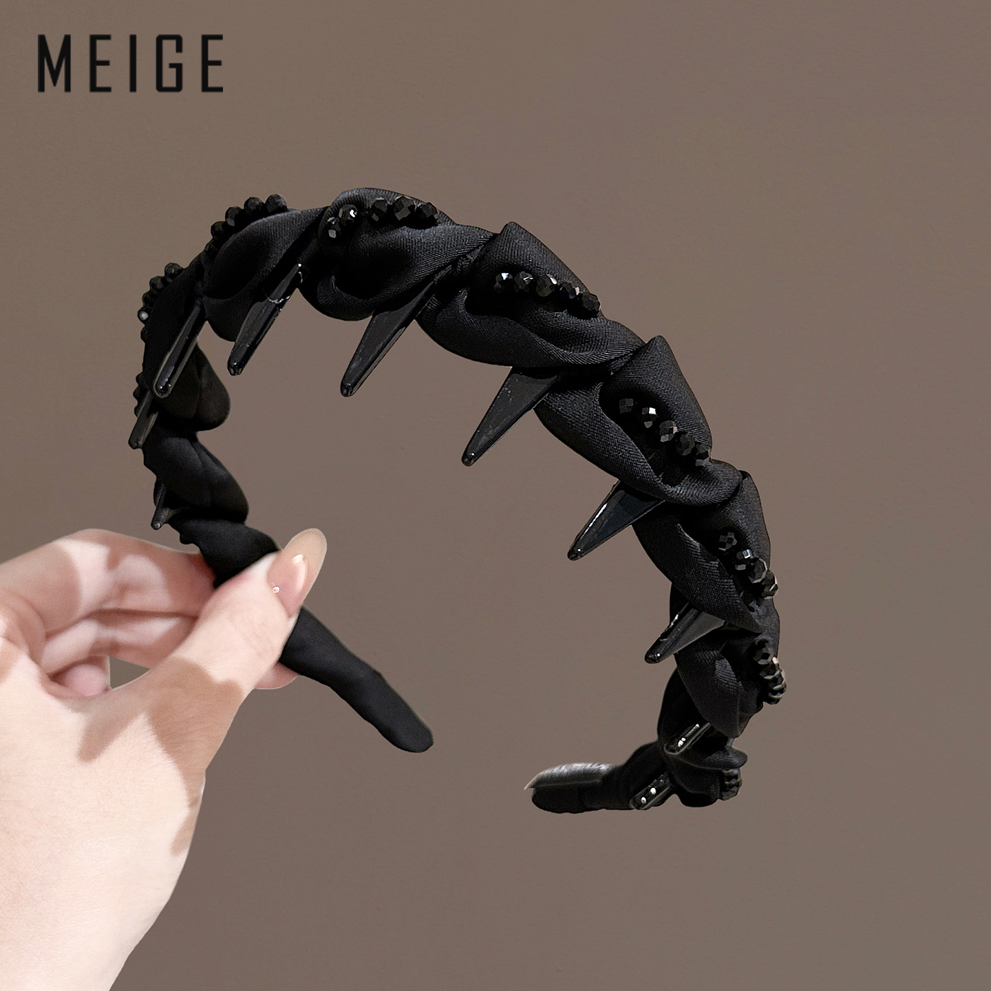 2025新款高级感水钻发箍