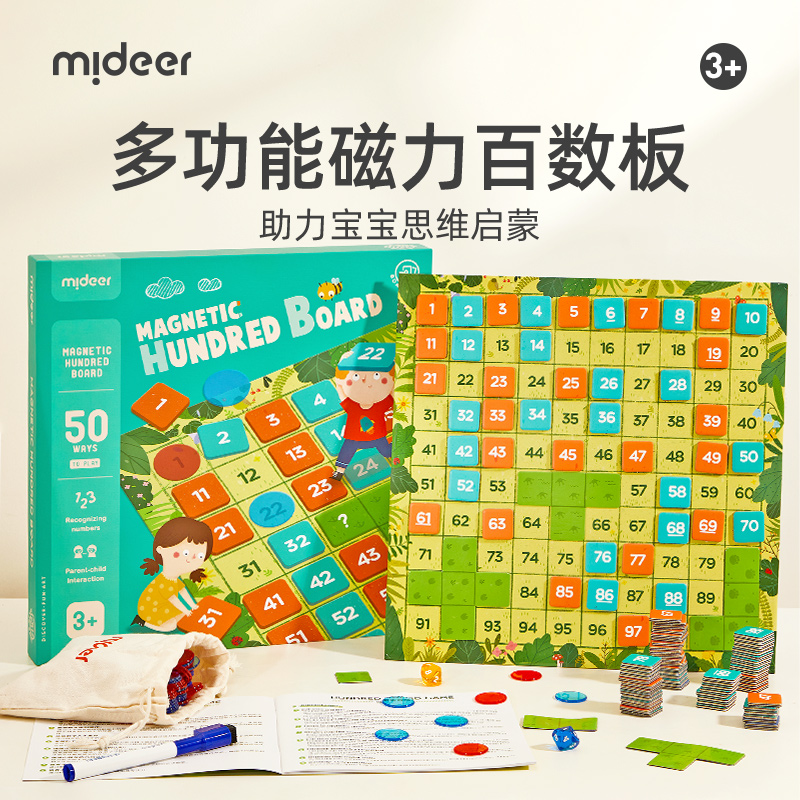 mideer弥鹿百数板一年级教具