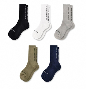 工装飞行员 WTAPS 25AW SKIVVIES. SOX 余文乐同款秋冬长筒长袜男