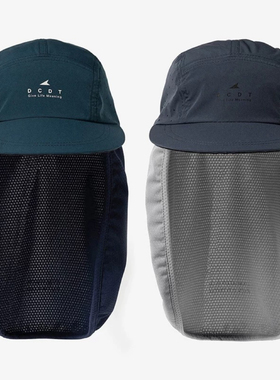 工装飞行员 DCDT尼龙透气五片鸭舌帽户外钓鱼帽子遮阳园艺太阳帽