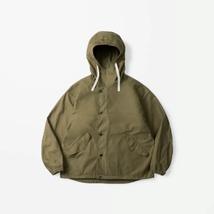 工装飞行员 MADNESS NANAMICA 联名日产面料余文乐连帽夹克外套