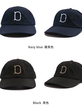 工装飞行员 HW DOG UNION CAP 日系复古刺绣尼龙弯檐鸭舌帽棒球帽