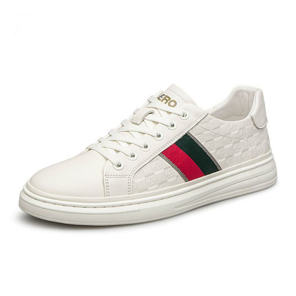 零度森林男鞋休闲板鞋男款拼色2025秋冬新款真皮时尚复古潮流鞋子