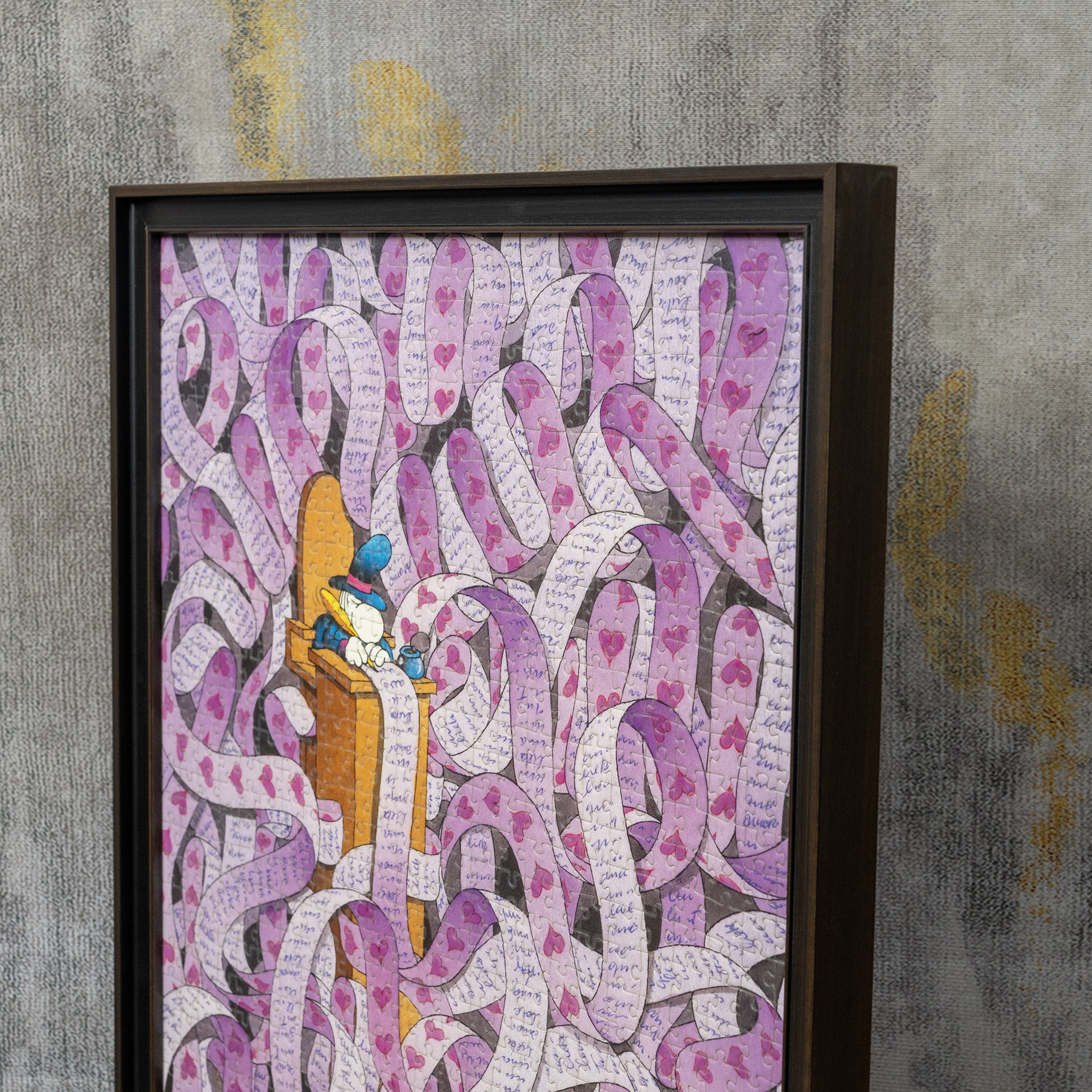 全实木边框搭配亚克力面板复古风