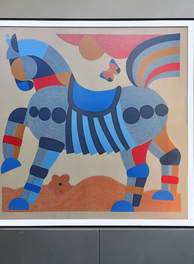 丝巾装裱140*140留白相框裱画无损围巾画框制作挂墙装饰简约框架