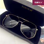 御米偏光眼镜好先生孙红雷同款 大框彩膜偏光墨镜男女明星太阳镜潮