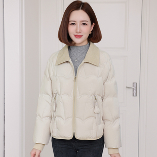 棉衣妈妈轻薄小棉袄中老年人保暖休闲外套 秋冬季 女款 2025新款