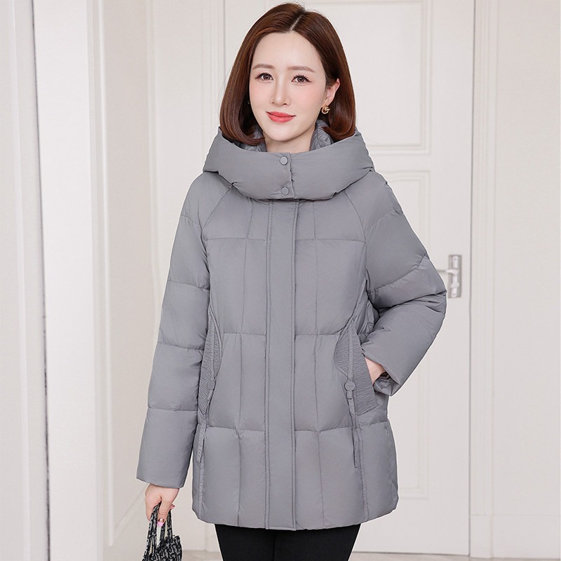 金狐狸加厚90白鸭绒羽绒服