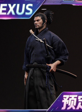 定金预售 ELEVEN宫本武藏1/12布衣可动人偶兵人手办