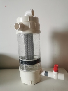 鱼马桶粪便收集器沉淀仓鱼缸底过滤系统不锈钢滤网外置鱼便分离器